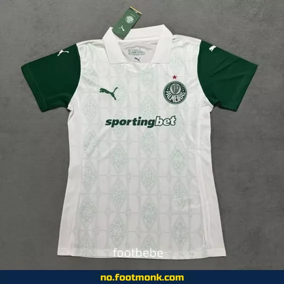 Palmeiras Hjemmedrakt 2025/2026 Hvit – Offisiell Fotballdrakt for Kvinner – Kjøp Nå