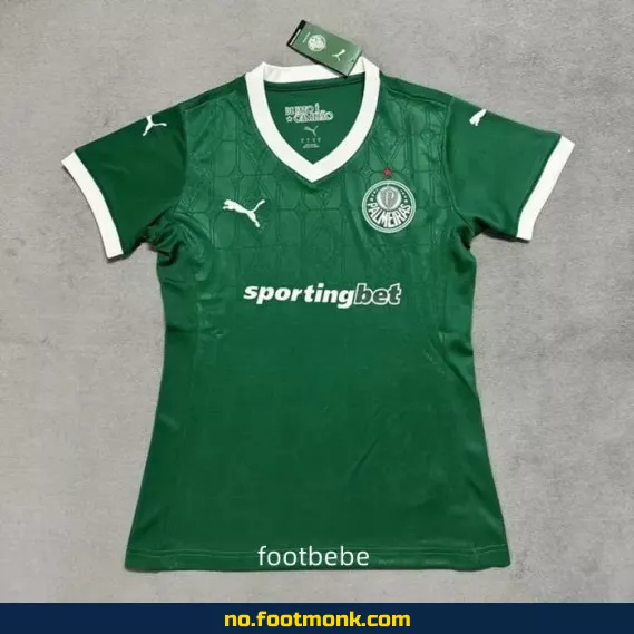 Palmeiras Fotballdrakt Kvinne 2025-2026 Grønn – Offisiell Klubbdrakt