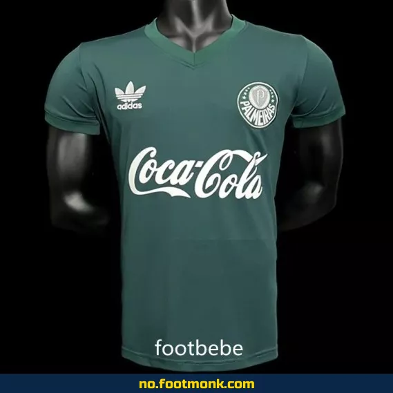 Vintage Palmeiras hjemmedrakt 1980 (grønn) – Autentisk fotballdrakt for voksne og barn