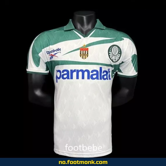 Vintage Palmeiras Fotballdrakt 1986 – Hvit Tredjedrakt | Authentisk Retro Fotballtrøye for Voksne og Barn | Offisiell Klubbdrakt