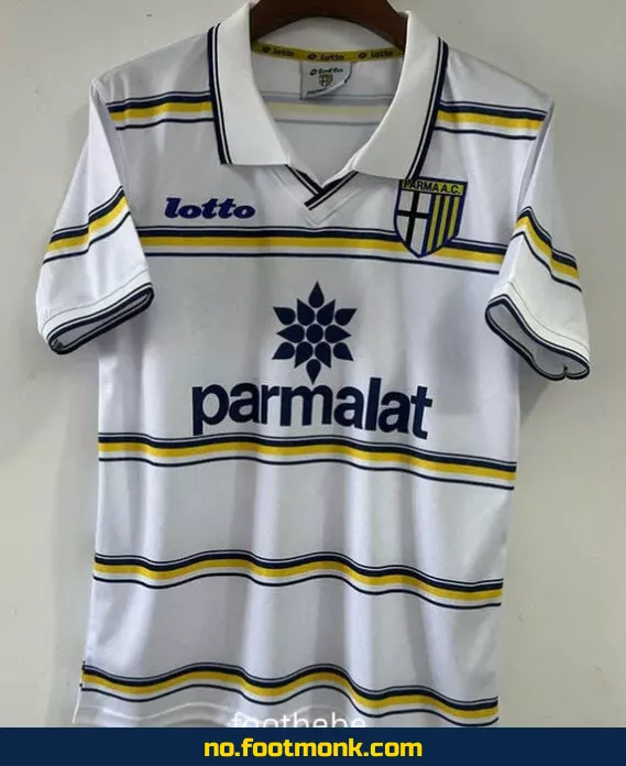 Parma Calcio vintage fotballdrakt 1998-1999 bortedrakt – autentisk fotballtrøye for voksne og barn