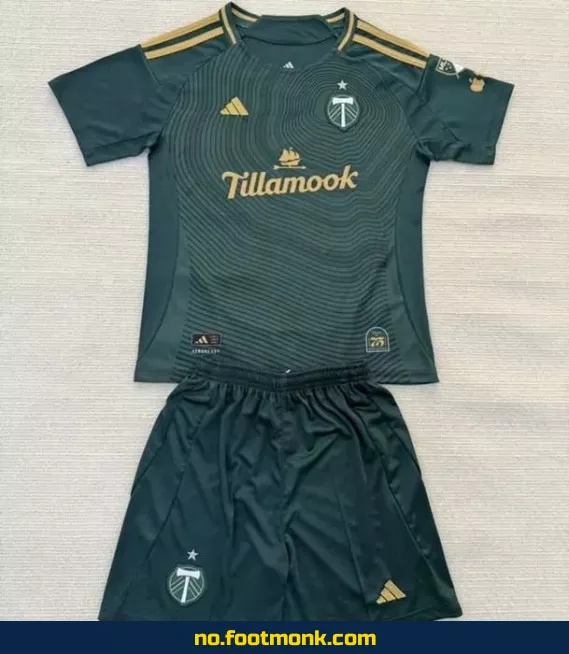 Portland Timbers barnedrakt 2025-2026 grønn – Offisiell fotballdrakt for barn – Kjøp fotballdrakter online