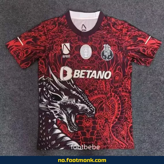 FC Porto Dragon Rouge Fotballdrakt 2025/2026 – Offisiell Klubbdrakt for Voksne og Barn