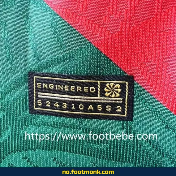 Portugal hjemmedrakt 2022 med Ronaldo-signatur og trykk – Autentisk fotballdrakt for voksne og barn | Kjøp offisiell fotballdrakt online