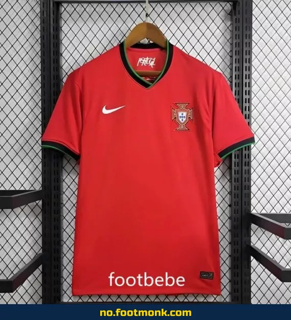 Portugal hjemmedrakt Euro 2024 rød – Offisiell fotballdrakt for voksne og barn