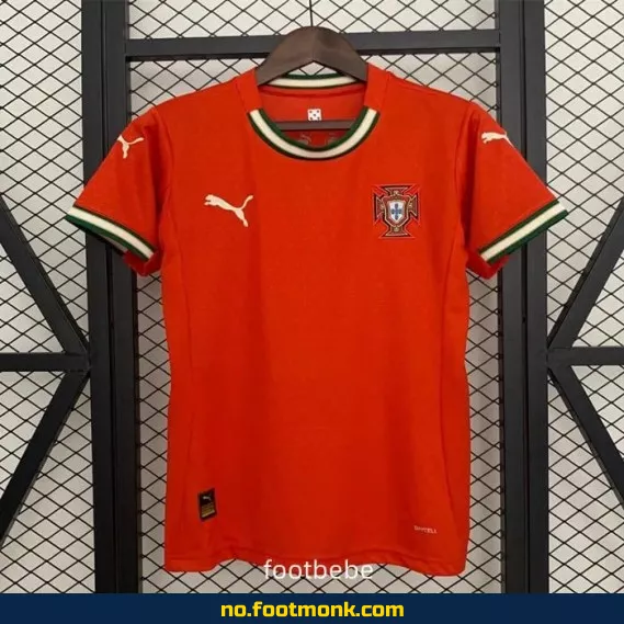 Portugal Fotballdrakt 2025/2026 Kvinner Rød – Offisiell Fotballtrøye med Trykk | Fotballdrakter til Salgs