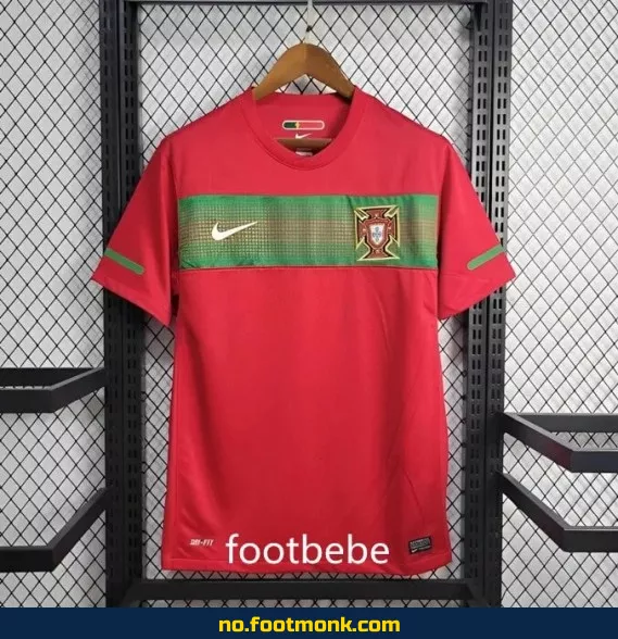 Portugal Vintage 2010 hjemmedrakt rød – Autentisk fotballdrakt for voksne og barn