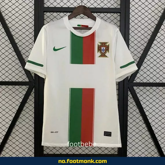Portugal Vintage 2010 Hjemmedrakt Hvit – Autentisk Fotballdrakt for Voksne og Barn