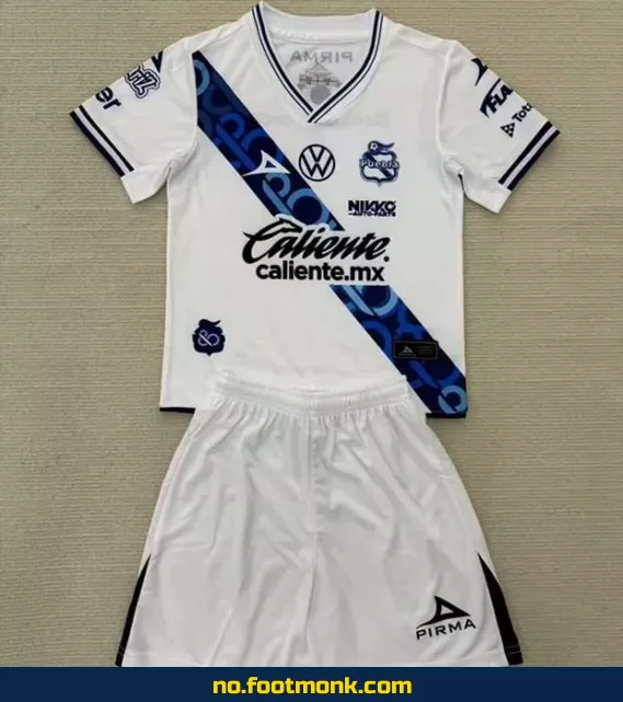 Puebla Fotballdrakt for Barn 2024/2025 Hjemmebane – Offisiell Klubbdrakt