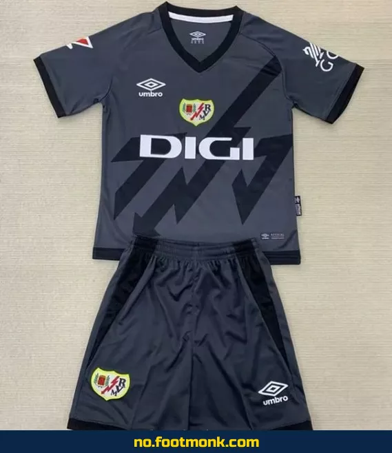 Rayo Vallecano 2024/2025 Bortedrakt for Barn – Offisiell Fotballdrakt, Tredje Design