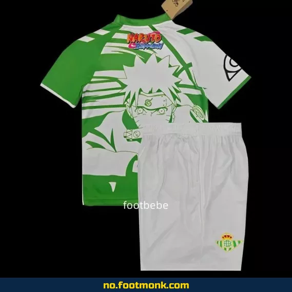 Real Betis Naruto Shippuden fotballdrakt barn 2025-2026 – Offisiell drakt, billig fotballdrakt for barn, kjøp fotballtrøye online