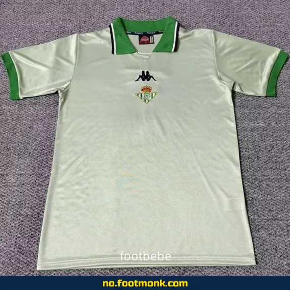 Authentisk Real Betis Vintage Fotballdrakt 1999-2000 (Bortedrakt) – Kjøp Offisiell Retro Trøye til Barn og Voksne | Fotballdrakt Nettbutikk