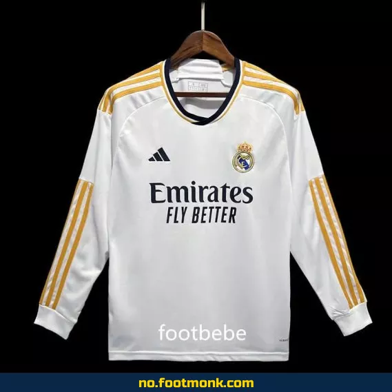 Offisiell Real Madrid hjemmedrakt 2023/2024 langermet – Kjøp fotballdrakt online