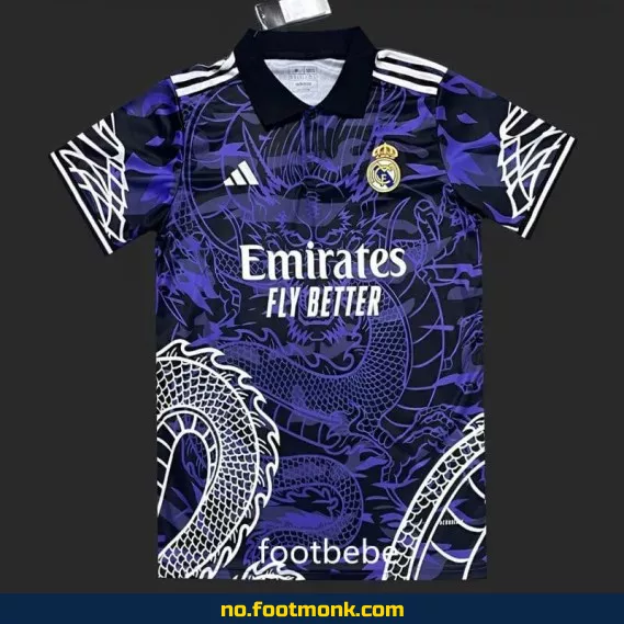 Real Madrid Dragon Violet fotballdrakt 2024/2025 – Offisiell drakt for barn og voksne | Kjøp nå
