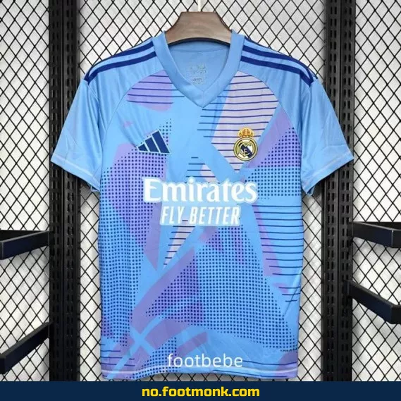 Real Madrid 2024/2025 keeperdrakt blå – Offisiell fotballdrakt til salgs – Kjøp billige fotballdrakter for barn og voksne