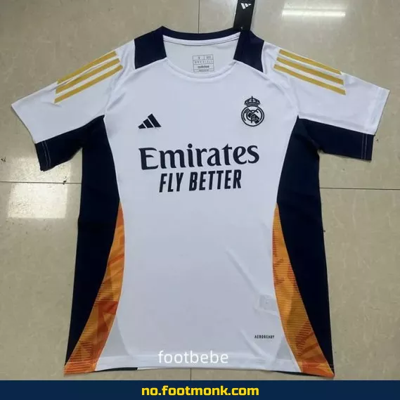 Real Madrid Treningsdrakt 2025-2026 Hvit – Autentisk Fotballdrakt for Voksne og Barn