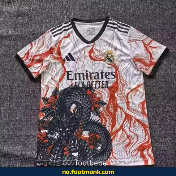 Real Madrid Dragon D Fotballdrakt 2025-2026 – Offisiell Klubbdrakt for Voksne og Barn – Kjøp Nå