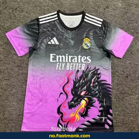 Real Madrid 2025-2026 Fotballdrakt – Dragon Violet | Offisiell Drakt med Navn | Fotballtrøye for Voksne og Barn | Kjøp Nå
