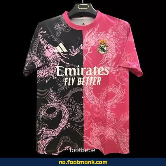 Real Madrid Dragon Rose Noir fotballdrakt 2025/2026 – Offisiell drakt for voksne og barn | Kjøp billige fotballtrøyer online