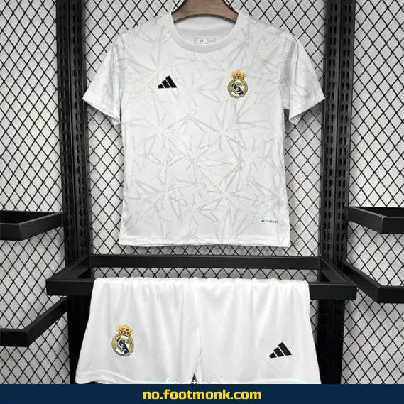 Real Madrid Fotballdrakt Barn 2024-2025 Hvit – Offisiell Klubbdrakt