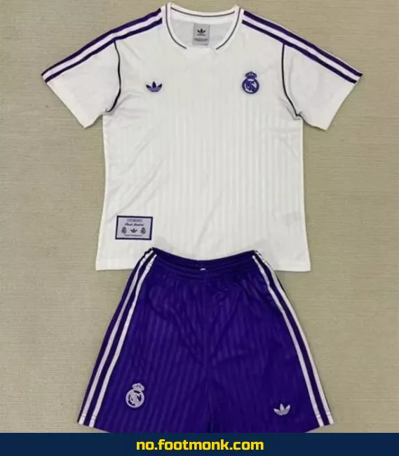 Real Madrid Fotballdrakt Barn 2025-2026 Hvit – Offisiell Klubbdrakt