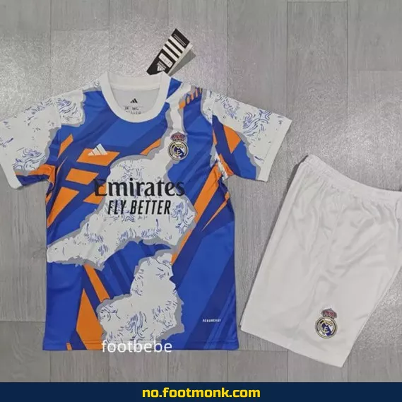 Real Madrid Spesialdesign Fotballdrakt for Barn 2025-2026 – Blå