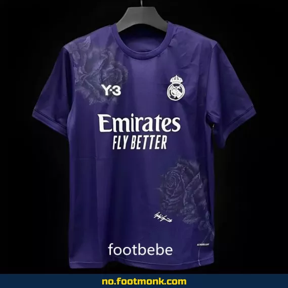 Real Madrid Y3 2024 2025 Fotballdrakt i Lilla – Offisiell Drakt | Kjøp Nå