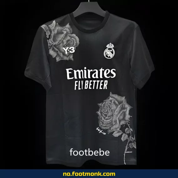 Ekte Real Madrid Y3 2024-2025 Fotballdrakt i Svart – Offisiell Fotballtrøye for Voksne og Barn – Kjøp Nå