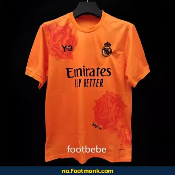 Authentisk Real Madrid Y3 fotballdrakt 2024-2025 oransje – Offisiell nettbutikk for fotballtrøyer