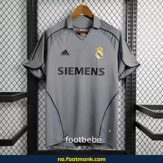 Autentisk Real Madrid vintage fotballdrakt 2005-2006 (tredje trøye, grå) – Kjøp billige fotballklær online