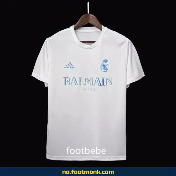 Ekte Real Madrid x Balmain 2023-2024 Hjemmedrakt – Offisiell Fotballdrakt for Voksne og Barn | Kjøp Fotballtrøye på Nett