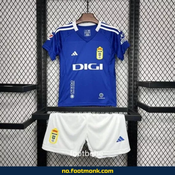 Real Oviedo Hjemmedrakt 2024/2025 for Barn – Offisiell Fotballdrakt | Kjøp Fotballtrøye til Barn på Nett
