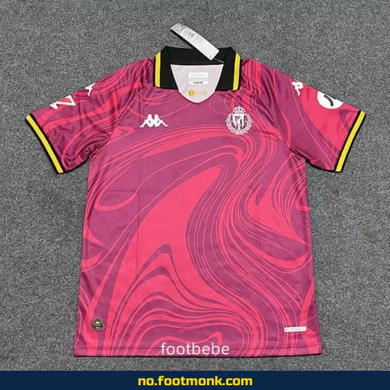 Real Valladolid 2024/2025 fotballdrakt i rosa/rød – Offisiell drakt for barn og voksne | Kjøp nå