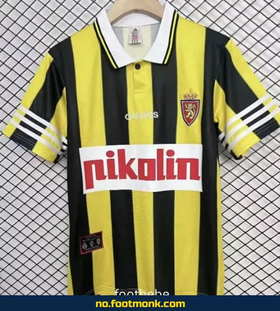 Vintage Fotballdrakt Real Zaragoza 1995-1996 Tredjedrakt – Autentisk Fotballtrøye for Voksne og Barn