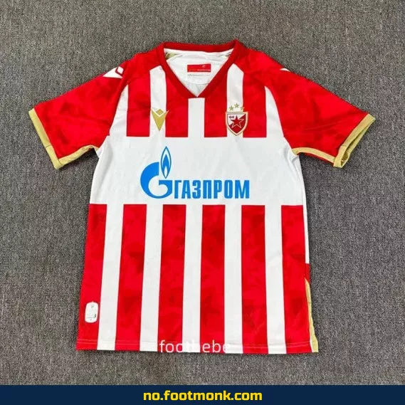 Offisiell Red Star Belgrade hjemmedrakt 2025-2026 – Fotballdrakt for voksne og barn | Kjøp nå