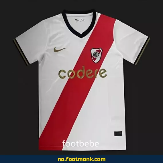 River Plate hjemmedrakt 2024/2025 – Hvit fotballdrakt for voksne og barn | Offisiell drakt | Kjøp nå