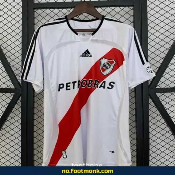 River Plate Vintage Fotballdrakt 2006-2007 Hjemme – Autentisk Fotballtrøye