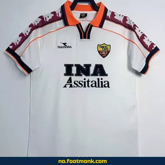 Vintage Roma Fotballdrakt 1998-1999 (Borte) – Autentisk Fotballtrøye