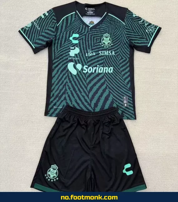 Santos Laguna barnedrakt 2025 bortedrakt – Offisiell fotballdrakt for barn – Kjøp fotballdrakter på nett