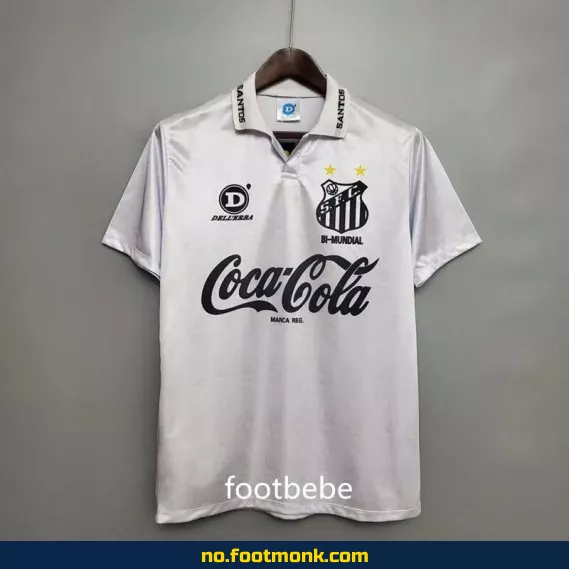Santos Vintage Fotballdrakt 1993-1994 Hjemme – Autentisk Fotballtrøye