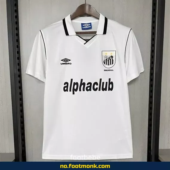 Vintage Santos hjemmedrakt 2000 – Autentisk fotballdrakt for voksne og barn