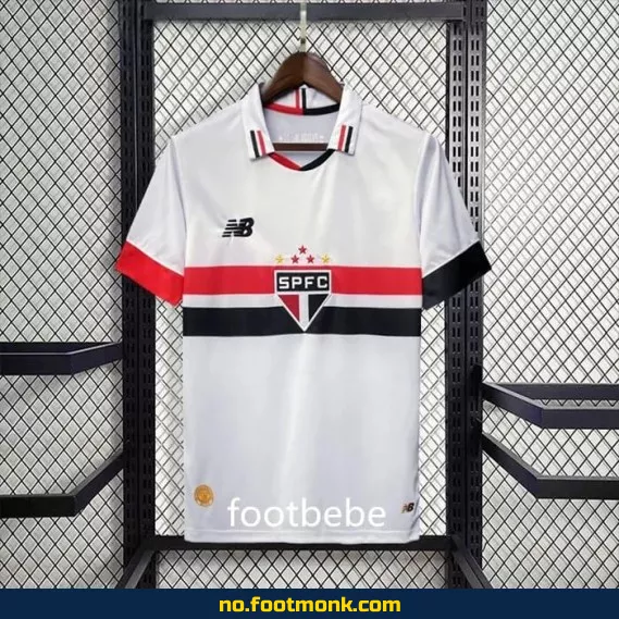 Hjemmedrakt São Paulo 2024-2025 Hvit – Offisiell fotballdrakt for barn og voksne | Kjøp nå