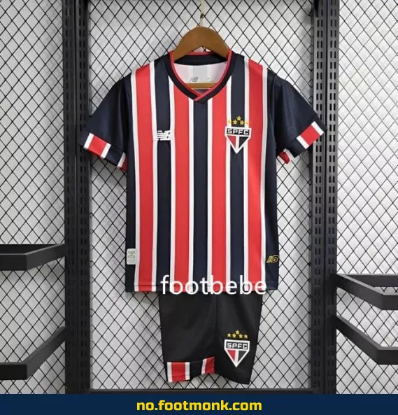 Fotballdrakt for barn – São Paulo 2024/2025 bortedrakt