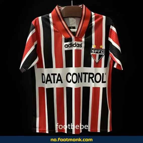 Authentisk São Paulo Vintage Fotballdrakt 1996-1997 (Bortedrakt) – Kjøp Offisiell Retro Fotballtrøye