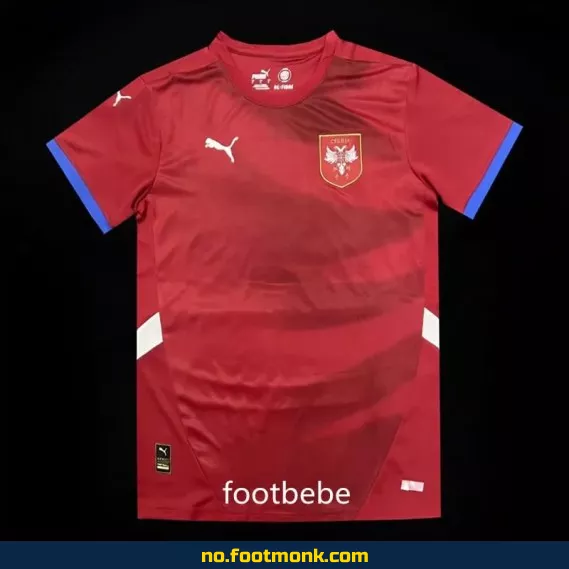 Serbia hjemmedrakt Euro 2024 rød – Offisiell fotballdrakt for barn og voksne | Kjøp nå