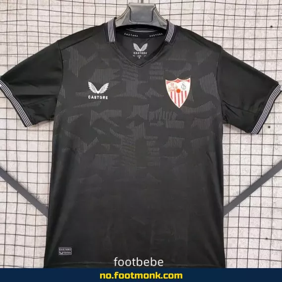 Sevilla 2024/2025 keeperdrakt svart – offisiell fotballdrakt for voksne og barn