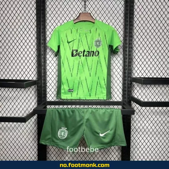 Sporting CP barnedrakt 2024-2025 grønn – Offisiell fotballdrakt for barn – Kjøp billige fotballdrakter online