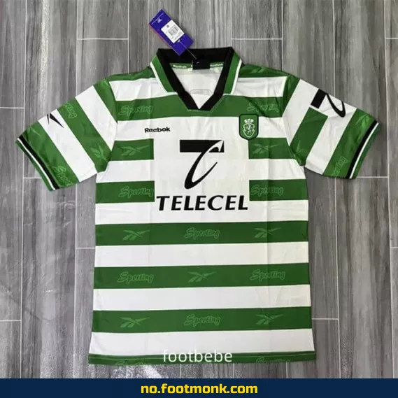 Sporting CP Vintage Hjemmedrakt 1999-2000 – Autentisk Fotballdrakt for Voksne og Barn