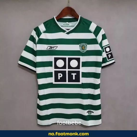 Sporting CP Vintage Hjemmedrakt 2003-2004 – Autentisk Fotballdrakt for Voksne og Barn – Kjøp Offisiell Klubbtrøye på Nett