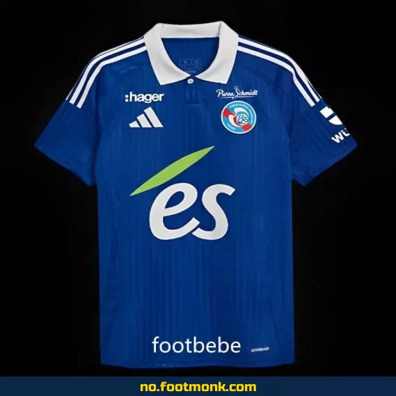RC Strasbourg hjemmedrakt 2024/2025 – Offisiell fotballdrakt i blå, fotballtrøye for voksne og barn